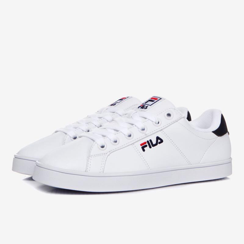fila leather court shoes