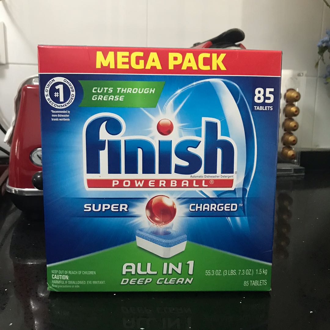 Finish Powerball Dishwasher Detergent Dishwashing Tablet Home Appliances Cleaning Laundry On Carousell