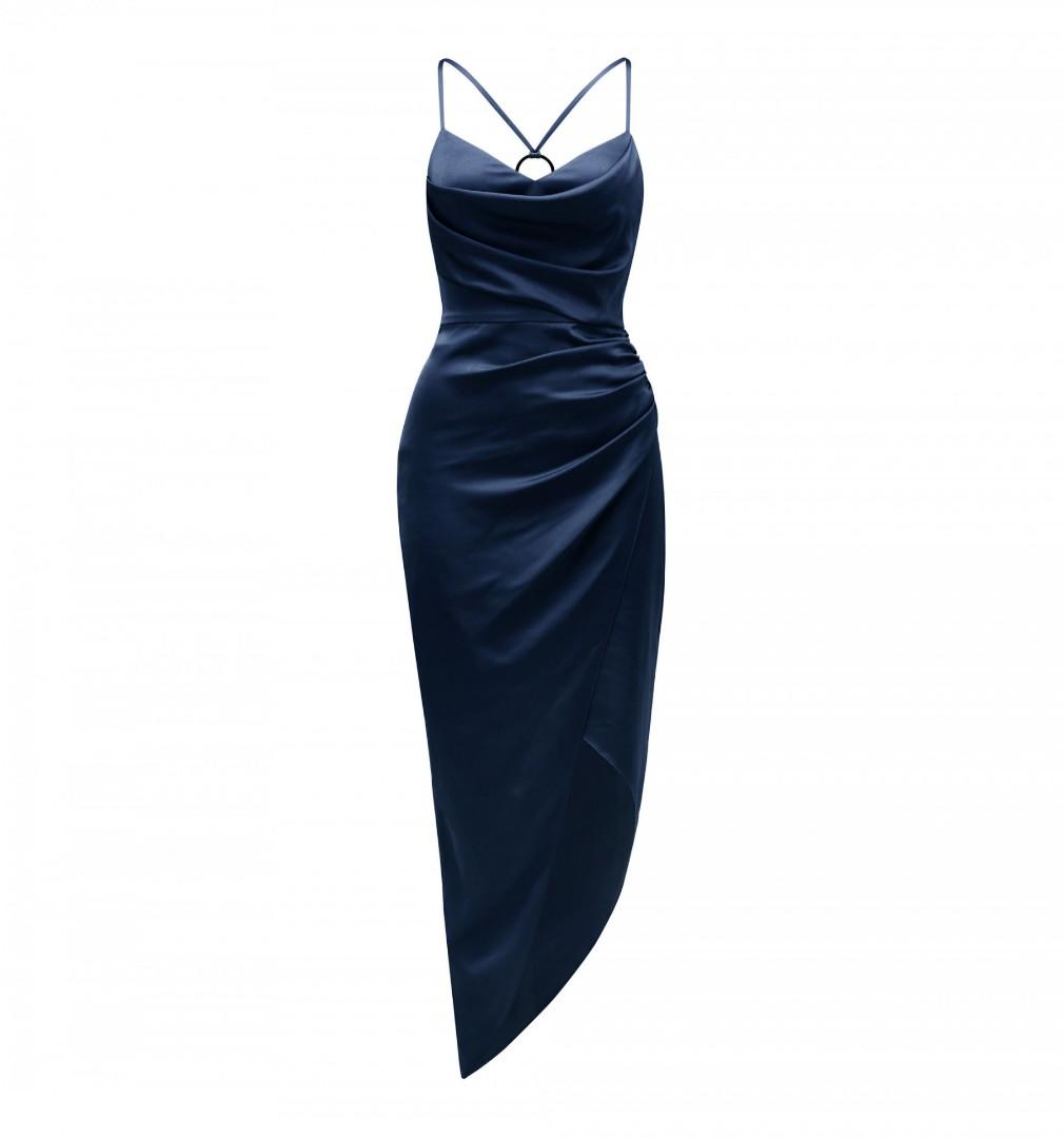 Forever New Kahlia Asymmetric Cowl Neck Dress Women s Fashion Tops Sleeveless on Carousell