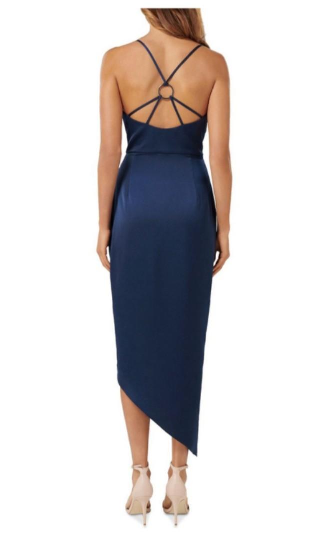 Forever New Kahlia Asymmetric Cowl Neck Dress Women s Fashion Tops Sleeveless on Carousell