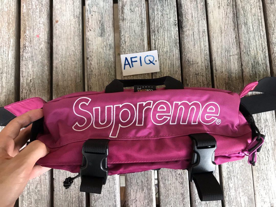 FW19 Supreme Waist Bag Magenta