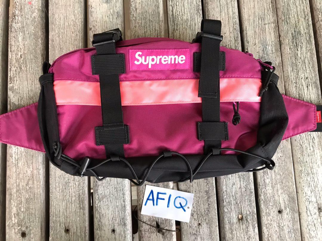 Supreme waist bag magenta new arrivals