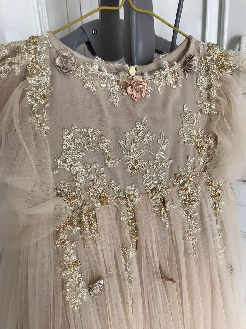 Gaun pesta anak long dress anak