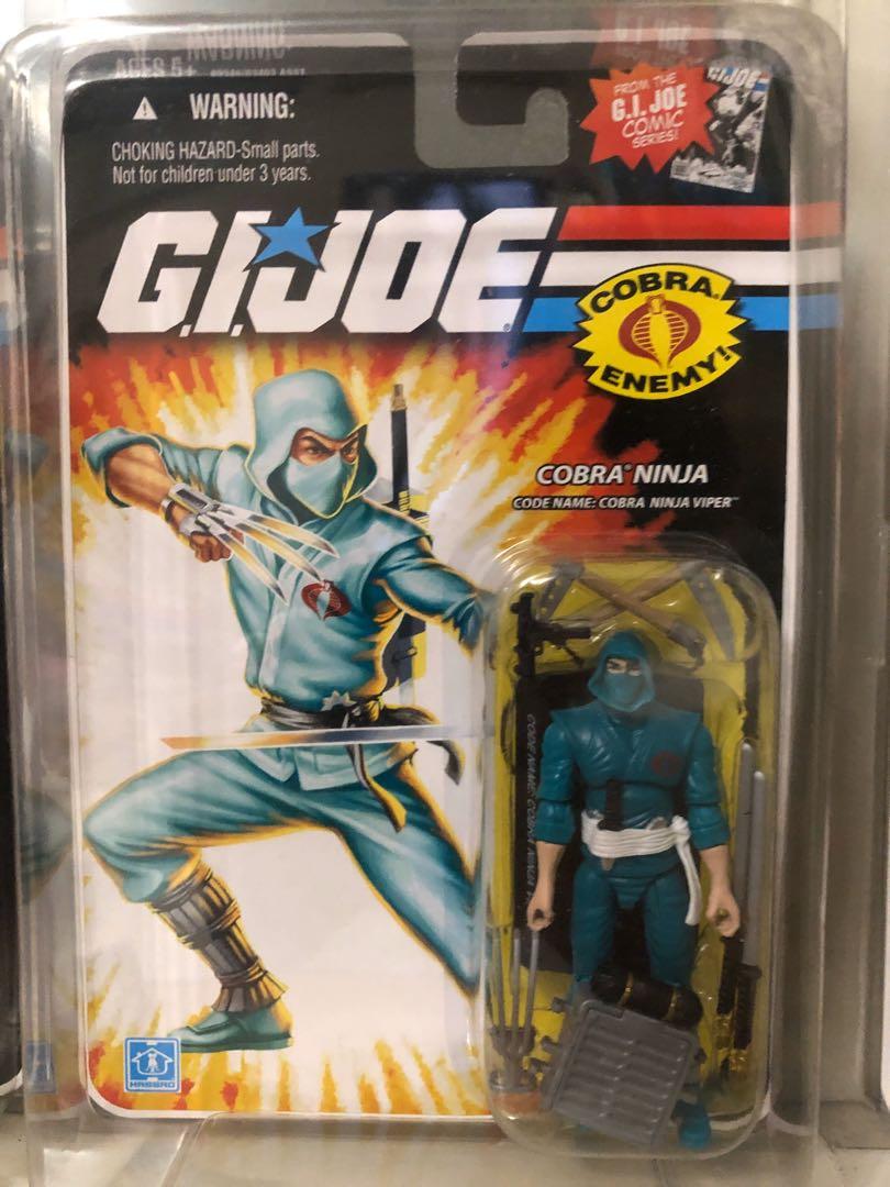 3.75/" Gi Joe Red White Storm Shadow with Weapons Rare Action Figure
