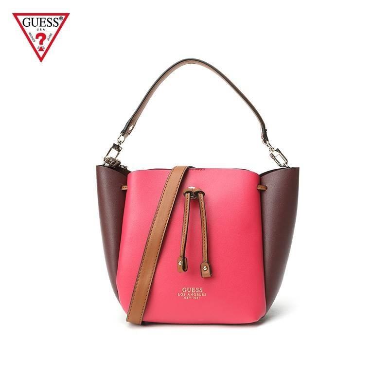 Guess ella outlet mini bucket bag