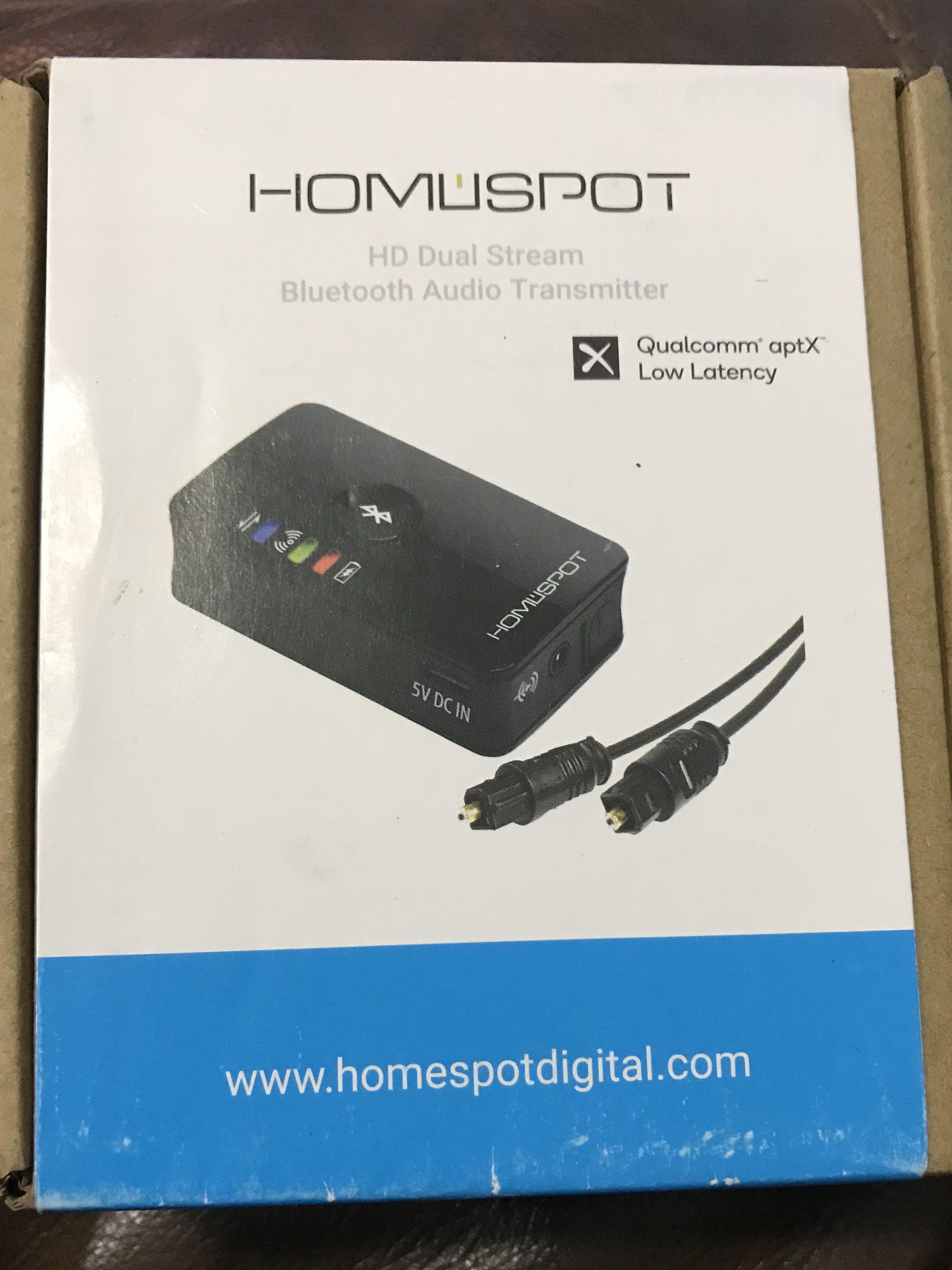 Homespot dual stream bluetooth audio transmitter shop
