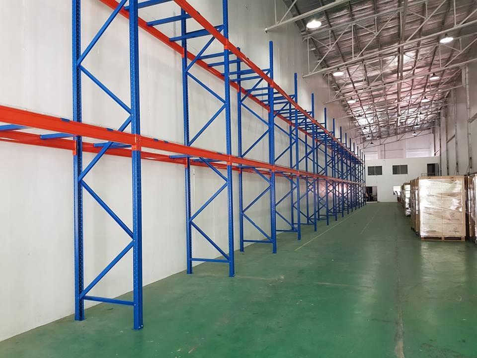 Heavy Duty Pallet Rack - 2 Level tie beam type Rack, Furniture & Home ...