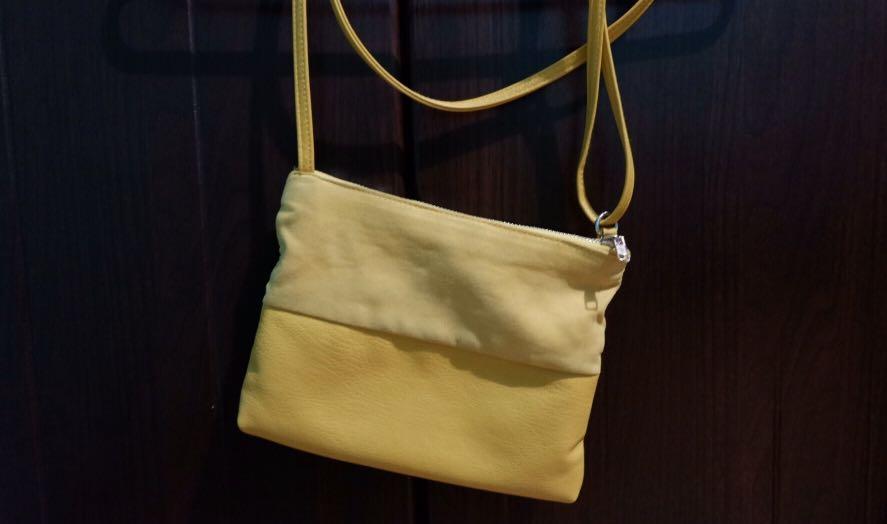 H M Yellow Sling Bag Women S Fashion Bags Wallets Sling Bags On Carousell