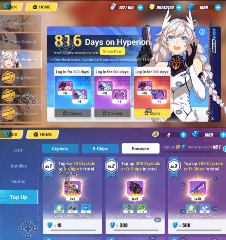 Honkai Impact 3, Video Gaming, Gaming Accessories, Game Gift Cards ...