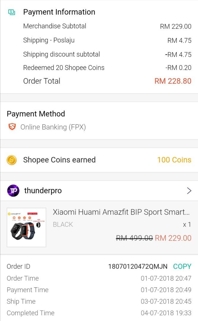 Amazfit hot sale bip putih