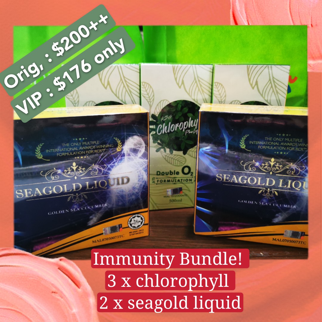 Immunity bundle promo, Health & Nutrition, Health Supplements, Health