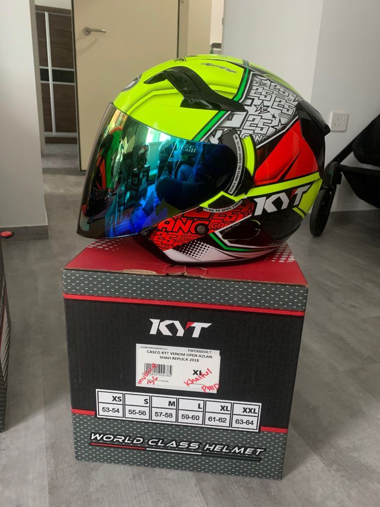 Kyt Motorcycle Sunvisor Helmet Azlan Shah Helmetboys