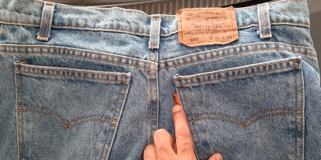 Levis 550 orange tab hot sale