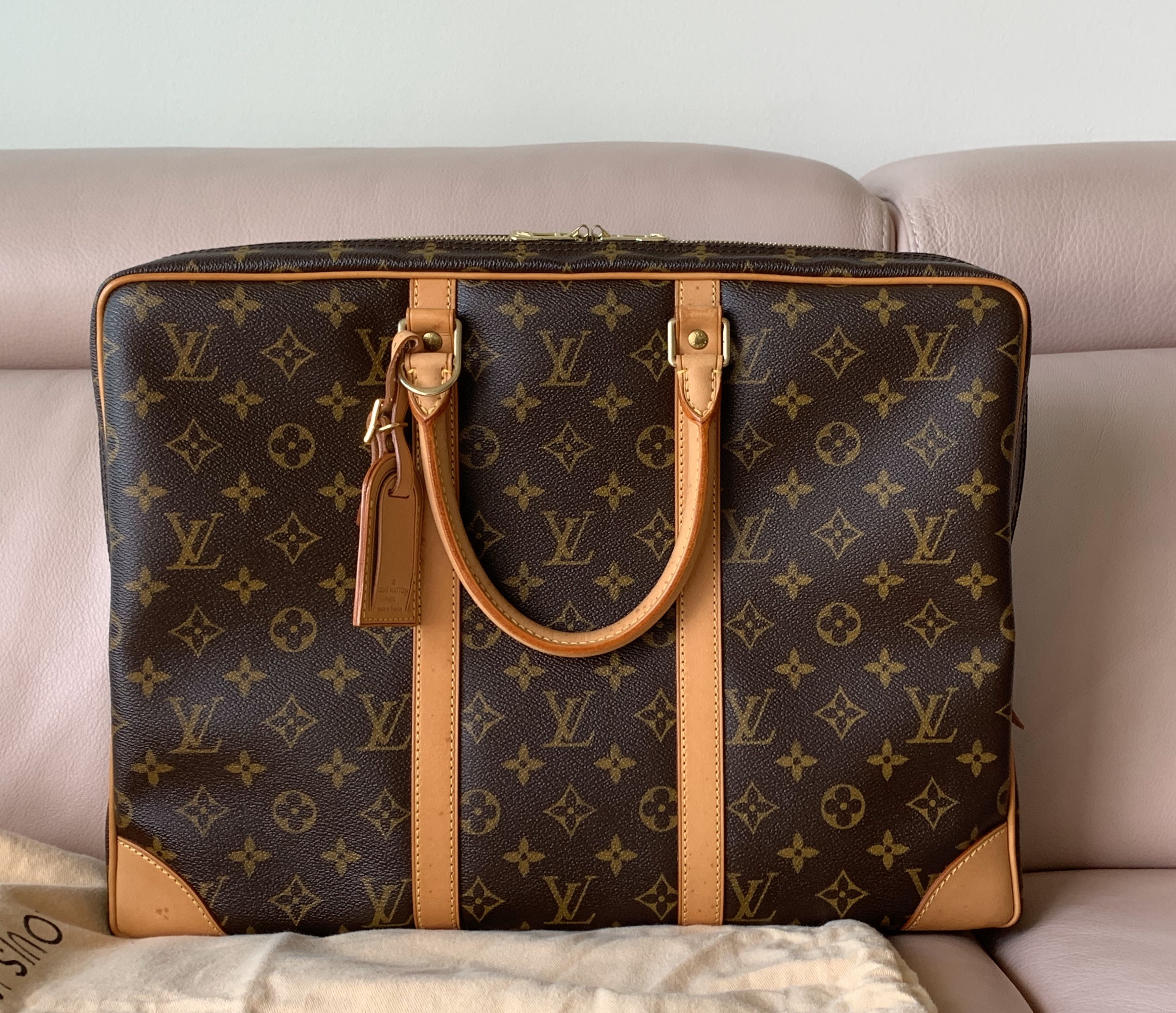 Porte-Documents Voyage, Used & Preloved Louis Vuitton Business Bag, LXR  Canada, Brown