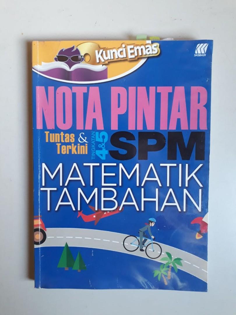 Nota Pintar Spm Addmath Matematik Tambahan Textbooks On Carousell