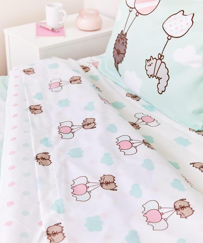 pusheen bedding queen