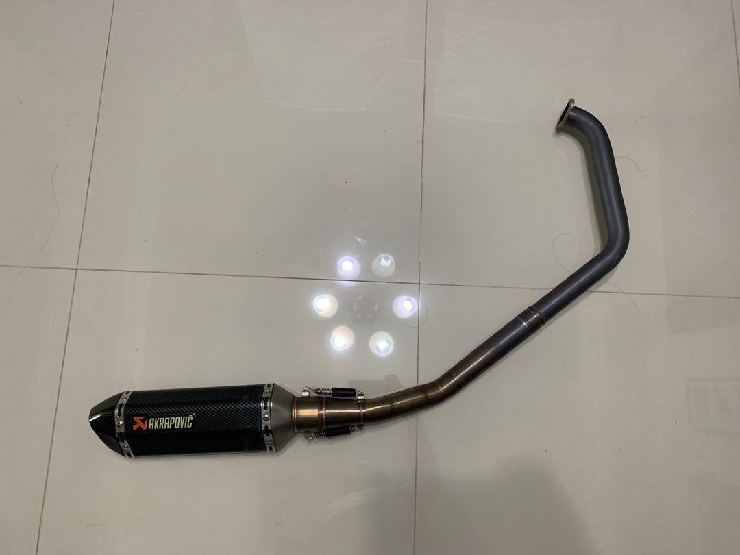 Akrapovic exhaust for r15 v3 bs6 deals