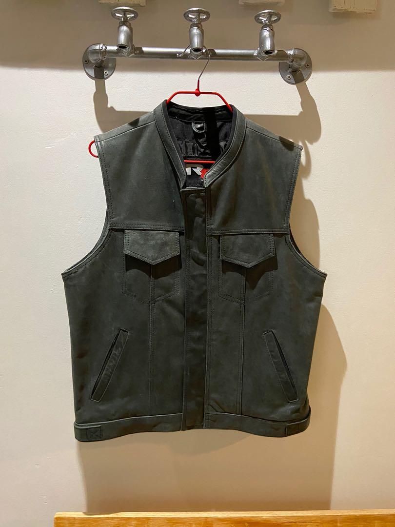 Used leather sales vest