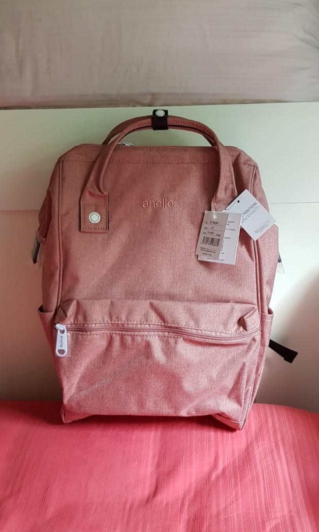Ready Anello heat regulation polyester mouthpiece backpack Natural Pink