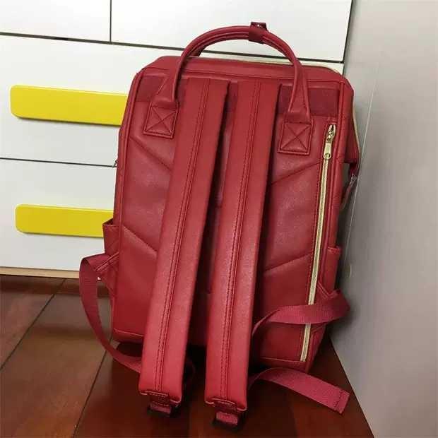 Ready stock Anello Quilting Mouthpiece backpack Large AH B3001 Red