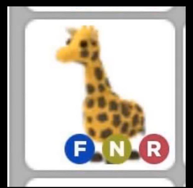 Roblox Adopt Me Nfr Giraffe Toys Games Video Gaming In Game Products On Carousell