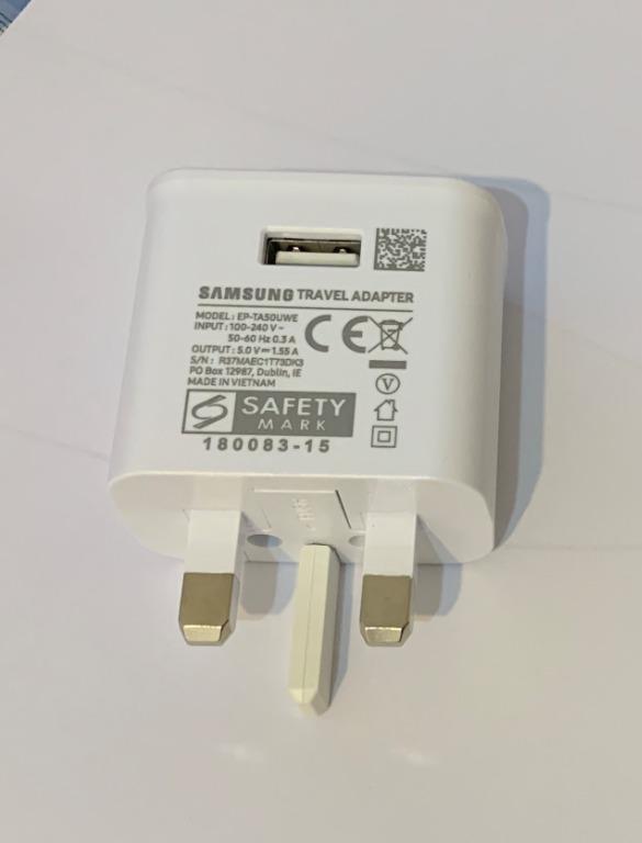 samsung ep ta50uwe travel adapter charger 5v 1 55a