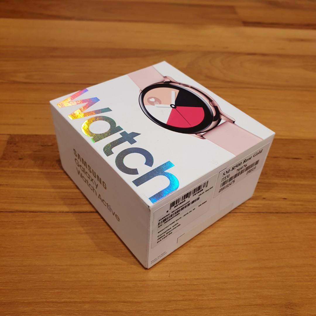 Samsung Galaxy Watch Active Rose Gold Everything Else on Carousell