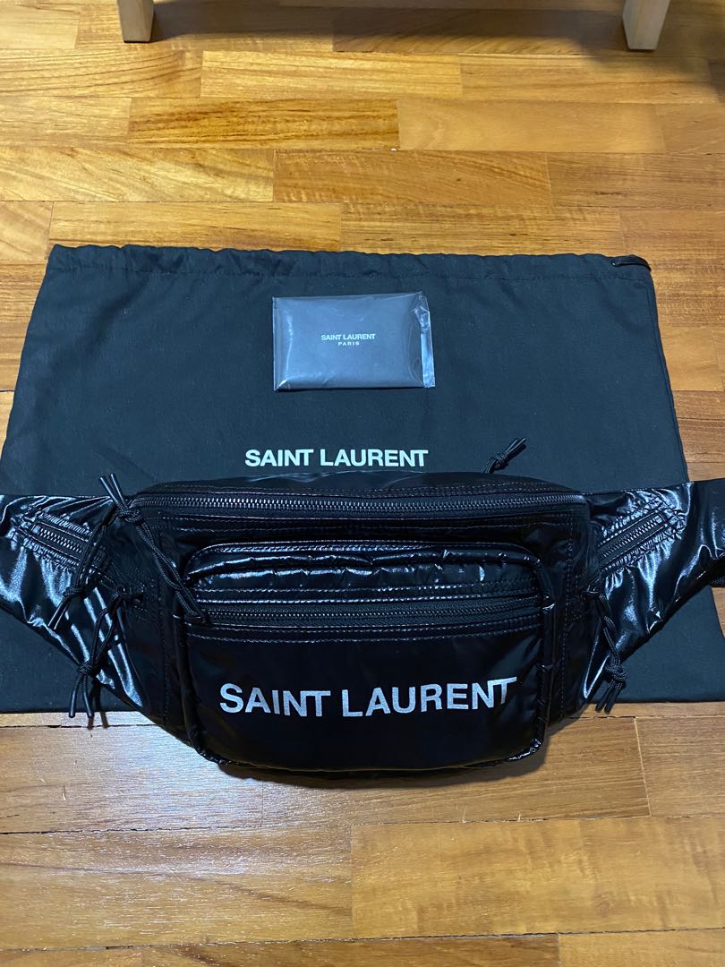 Nuxx body bag in nylon with a saint laurent print Clearance
