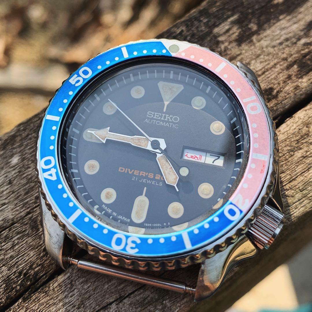 SKX009 Faded Bezel Insert Men s Fashion Watches Accessories