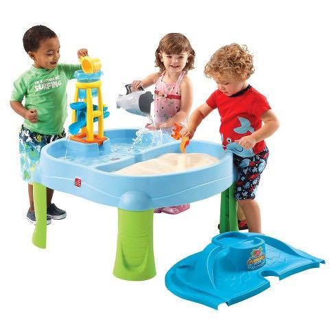 step 2 splash and scoop bay sand and water table