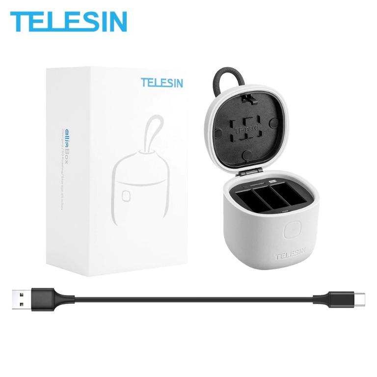 Telesin Allin Box Battery Charger Storage Charging For Gopro Hero