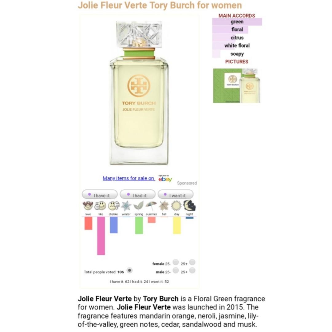 tory burch fleur verte