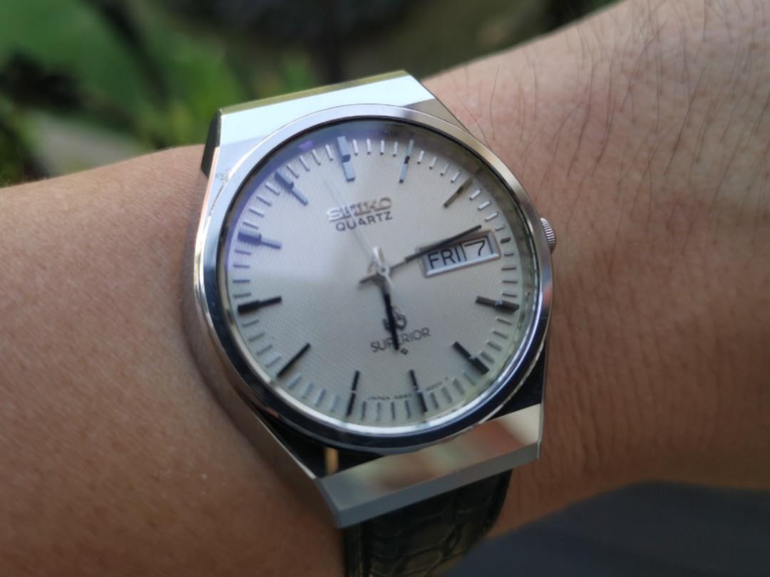 Vintage Seiko quartz superior 4883-8100, Men's Fashion, Watches