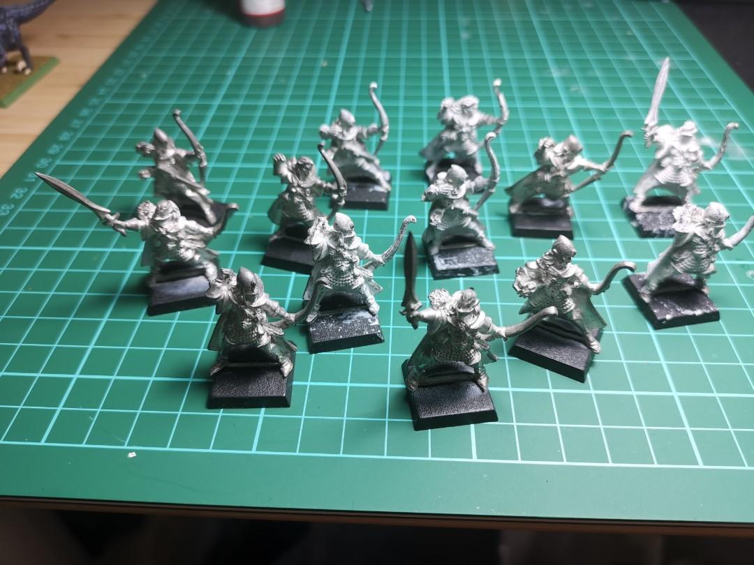Bits Warhammer – 5 Casques De Hauts Elfes (bannière) – Non Assemblés