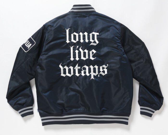 wtaps 18ss bench jacket navy size s, 男裝, 外套及戶外衣服- Carousell