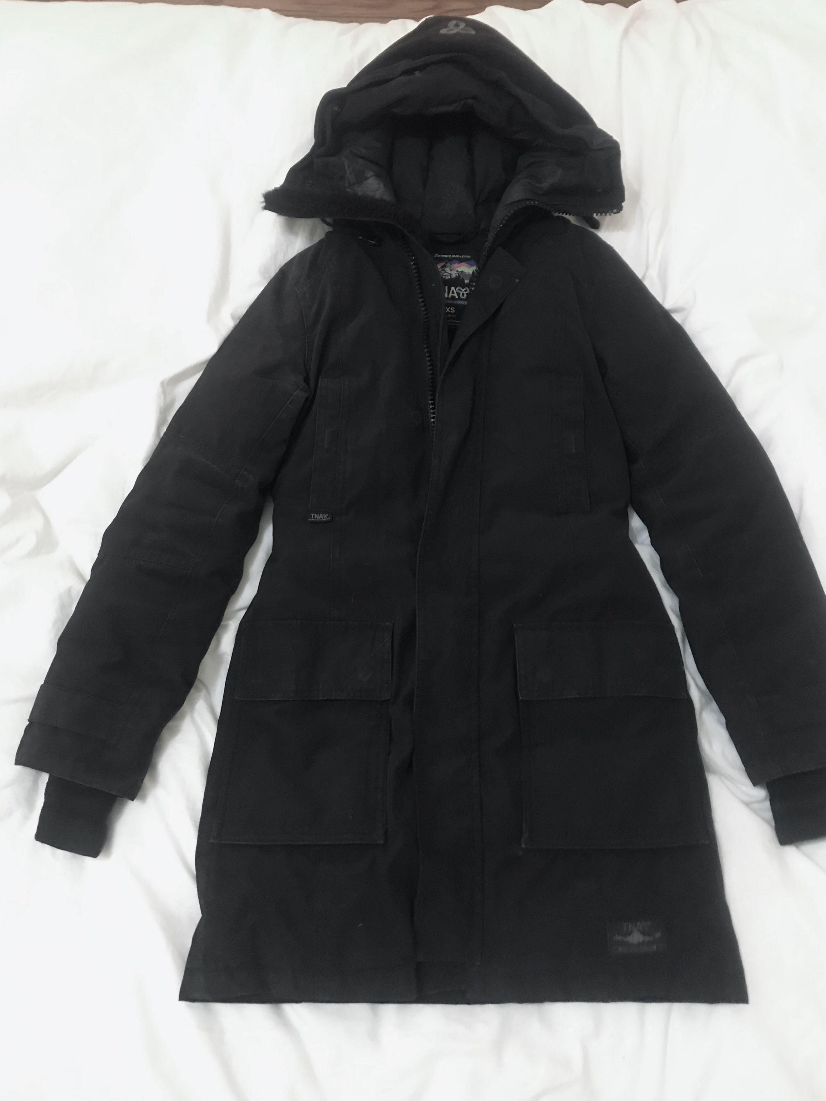 how to wash a tna winter jacket