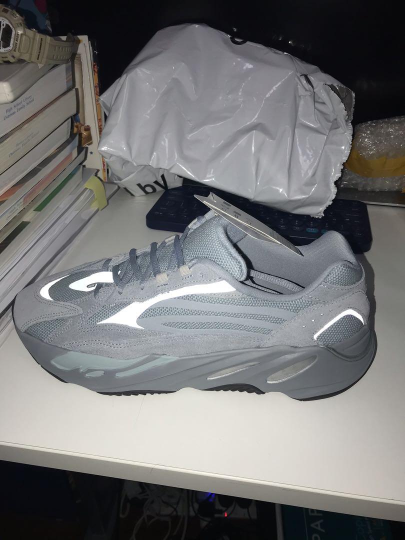 Yeezy 380 willit hospital blue on feet