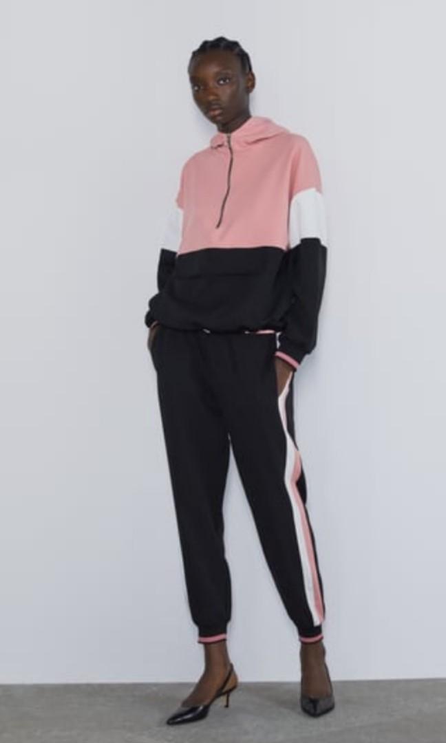 Zara black jogger pants, Women's 
