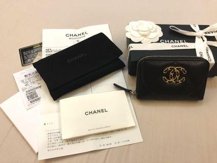 Chanel-19系列小零錢卡包
