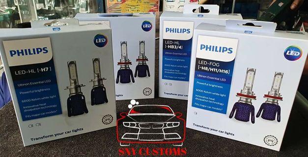 Philips ultinon H4 h7 9005 9006 h11 h8 h16 Headlamps foglamp led