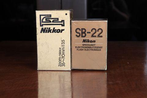 Nikkor 35-70mm f3.5 and SB22