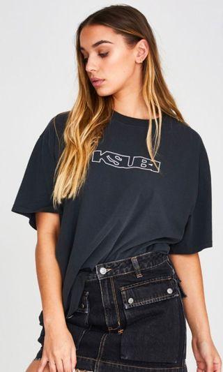 Black graphic tee
