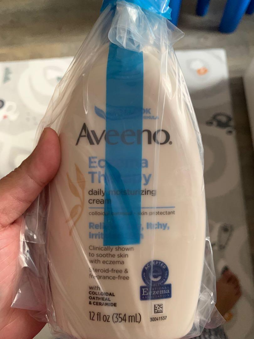 aveeno eczema therapy daily moisturizing cream health beauty face skin care on carousell