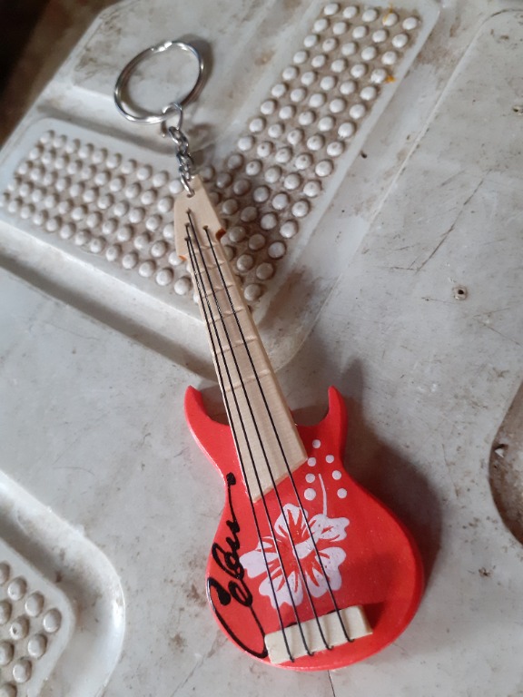 Bass Guitar Keychain, Everything Else, Others on Carousell