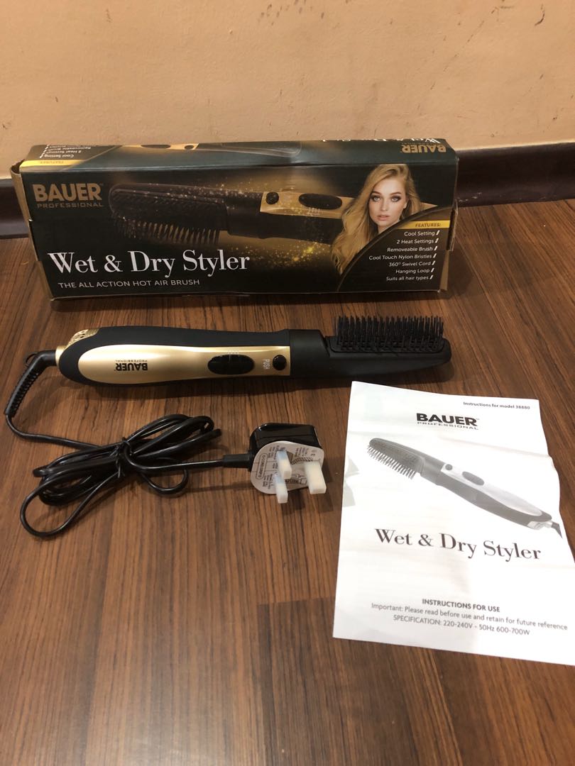 bauer professional wet & dry styler