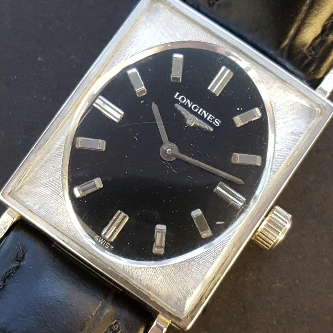 Black Longines 10k Gold Filled Lady S Watch Oub 151 T Mobile Phones Gadgets Wearables Smart Watches On Carousell