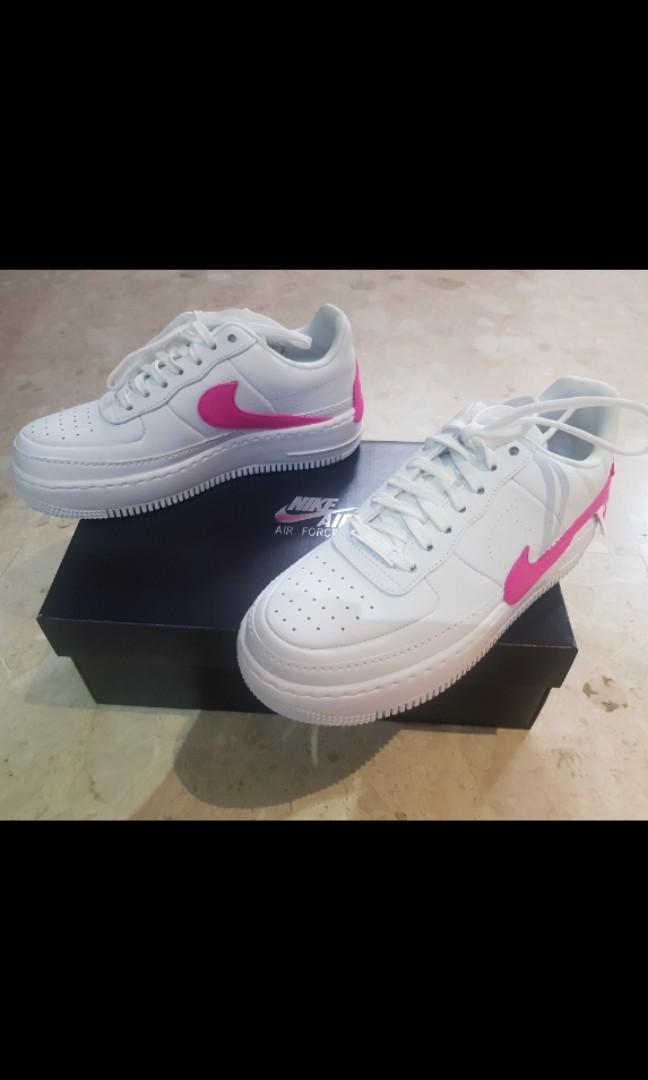 nike air force 1 jester white pink