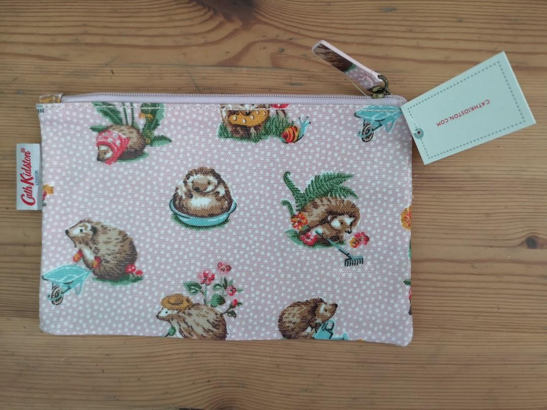 BNWT Cath Kidston Hedgehog Zipped Pouch