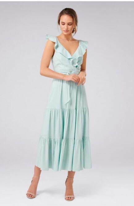 Mint Alessia Tiered Maxi Dress 
