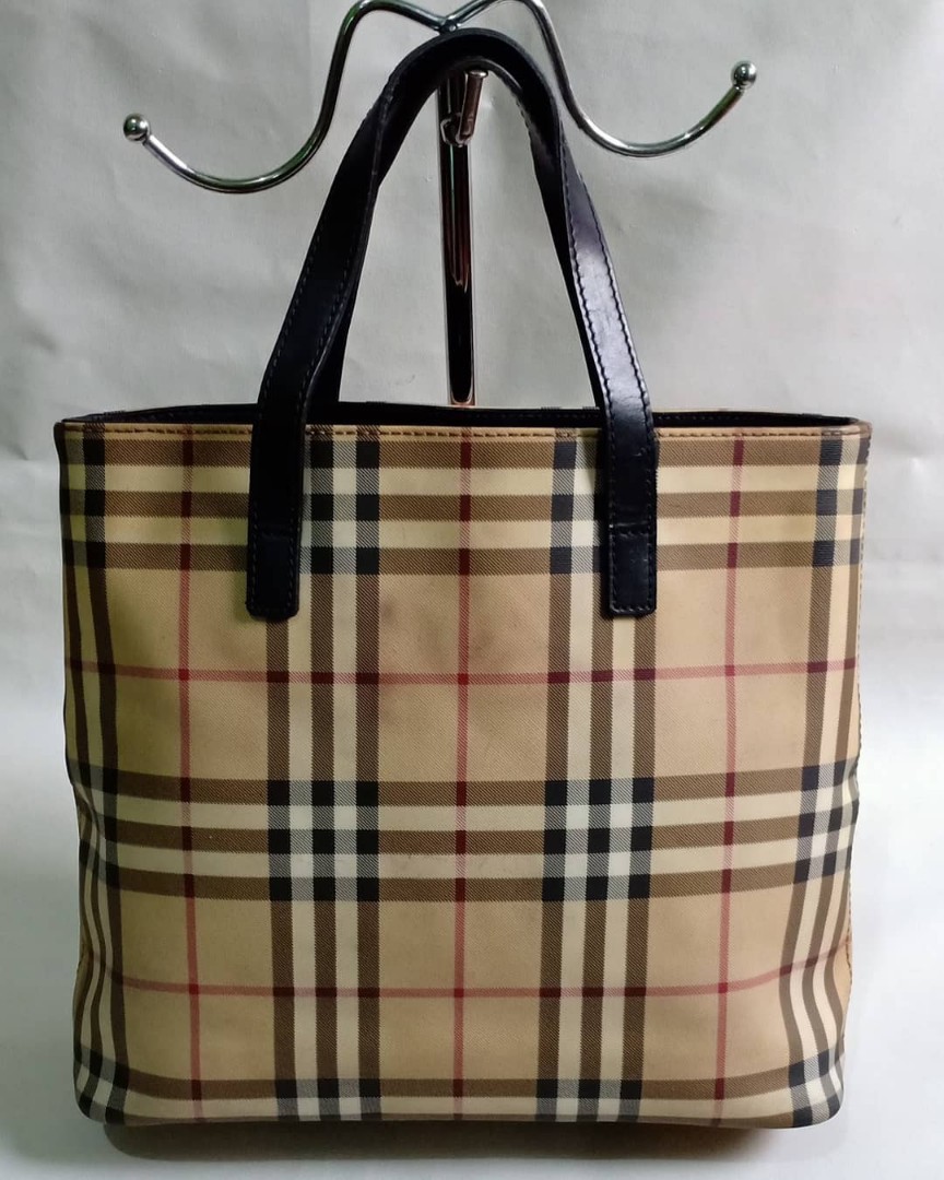 Burberry Tote Bag authentic ada noser tembus Google yaa Fesyen